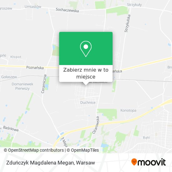 Mapa Zduńczyk Magdalena Megan