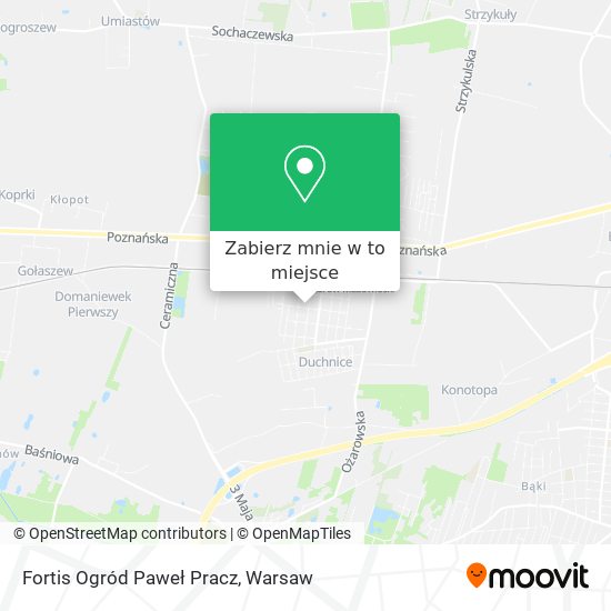 Mapa Fortis Ogród Paweł Pracz