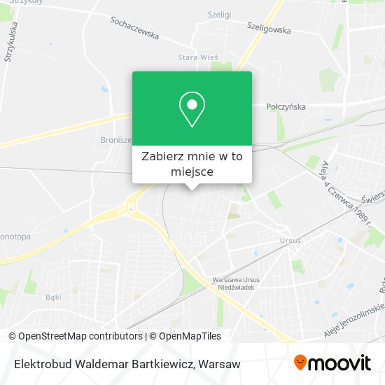 Mapa Elektrobud Waldemar Bartkiewicz