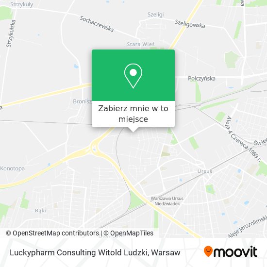 Mapa Luckypharm Consulting Witold Ludzki