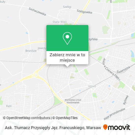 Mapa Ask. Tłumacz Przysięgły Jęz. Francuskiego