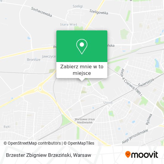 Mapa Brzester Zbigniew Brzeziński