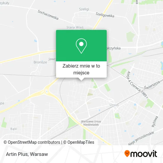 Mapa Artin Plus