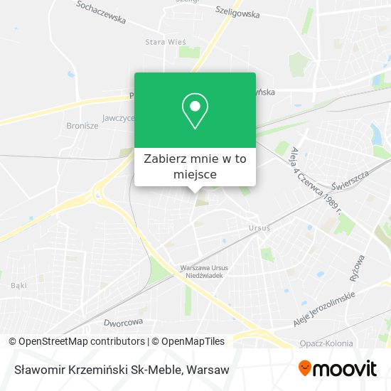 Mapa Sławomir Krzemiński Sk-Meble