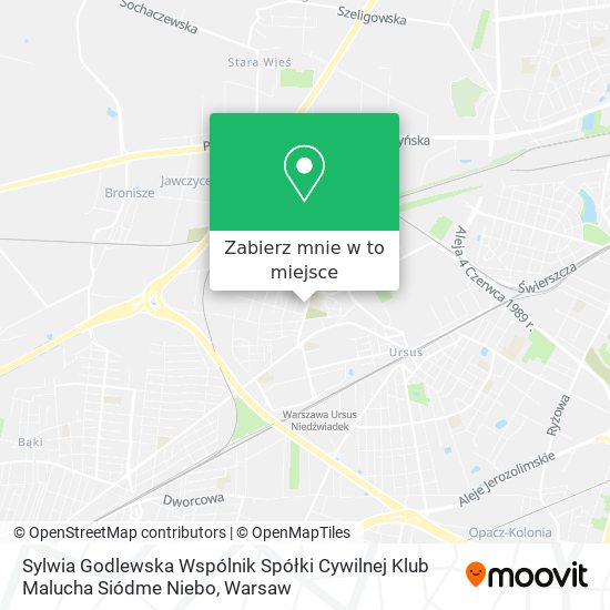 Mapa Sylwia Godlewska Wspólnik Spółki Cywilnej Klub Malucha Siódme Niebo