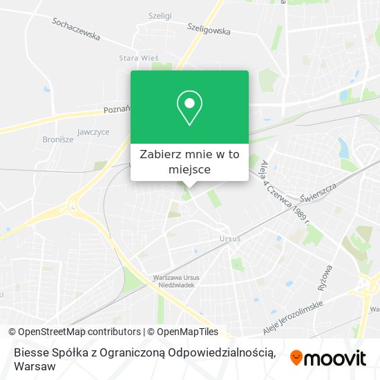 Mapa Biesse Spółka z Ograniczoną Odpowiedzialnością