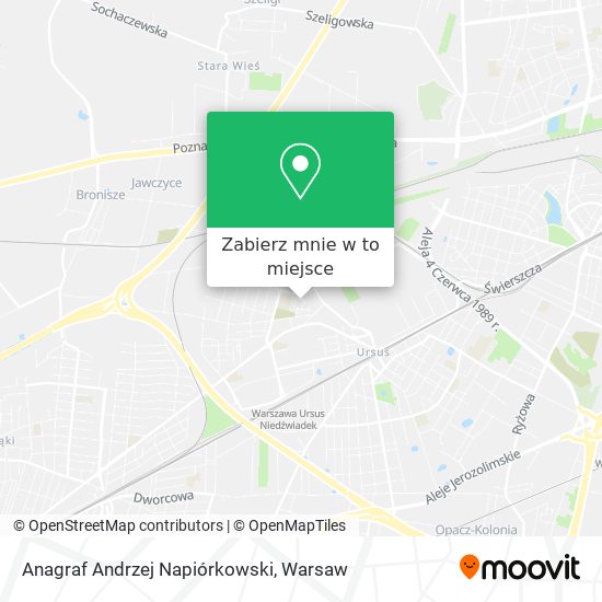 Mapa Anagraf Andrzej Napiórkowski