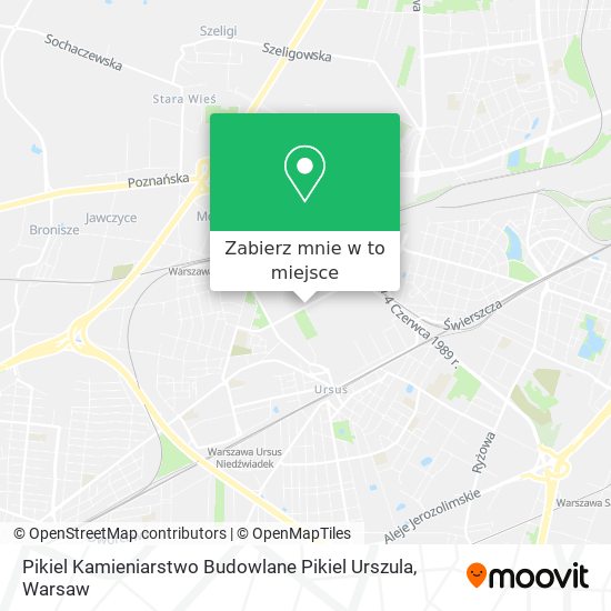 Mapa Pikiel Kamieniarstwo Budowlane Pikiel Urszula