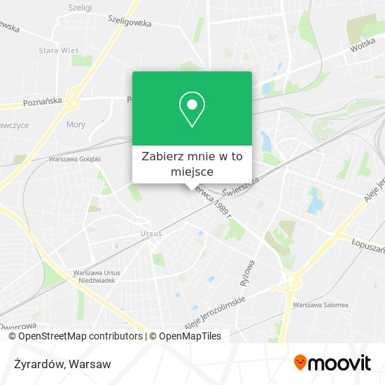 Mapa Żyrardów