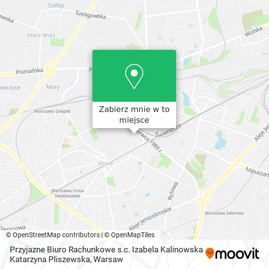 Mapa Przyjazne Biuro Rachunkowe s.c. Izabela Kalinowska Katarzyna Pliszewska