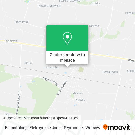 Mapa Es Instalacje Elektryczne Jacek Szymaniak