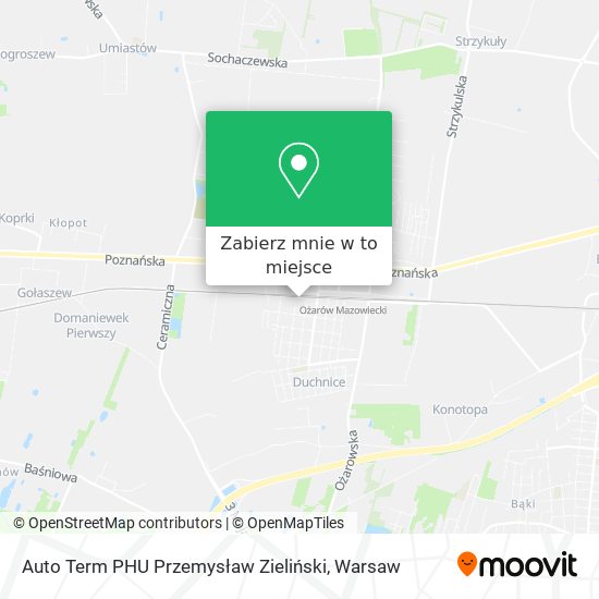 Mapa Auto Term PHU Przemysław Zieliński