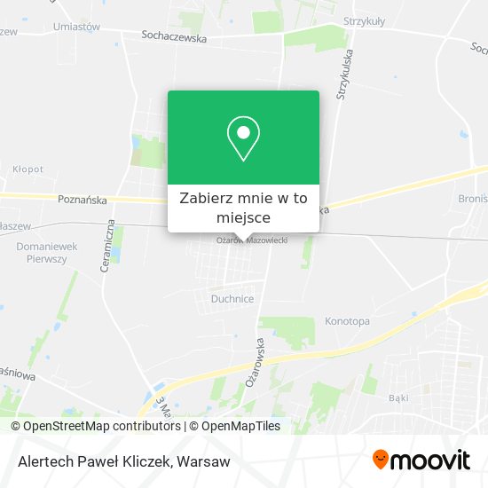 Mapa Alertech Paweł Kliczek