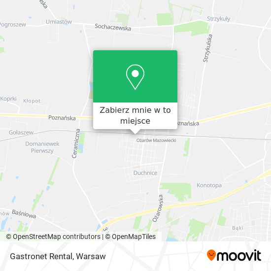 Mapa Gastronet Rental