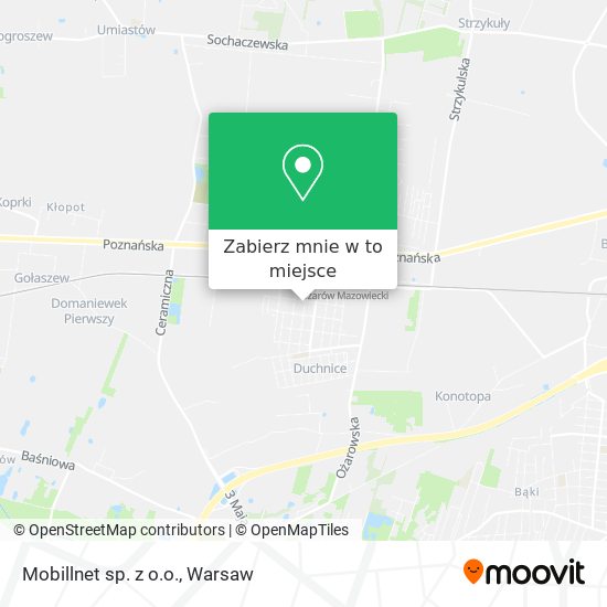 Mapa Mobillnet sp. z o.o.