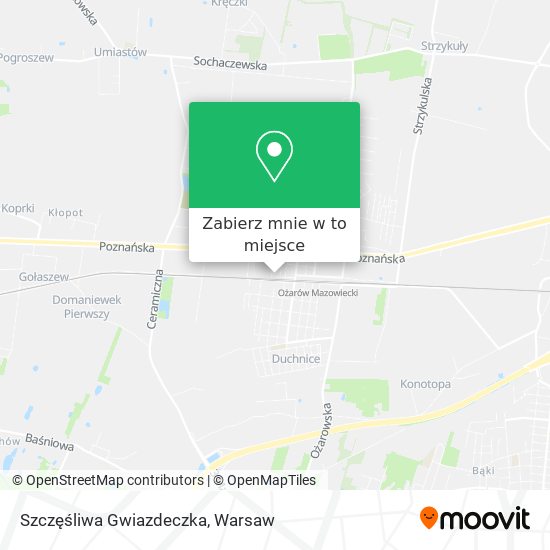 Mapa Szczęśliwa Gwiazdeczka