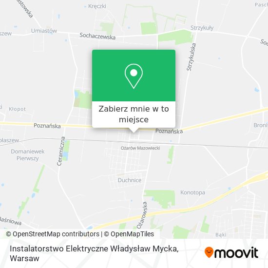 Mapa Instalatorstwo Elektryczne Władysław Mycka