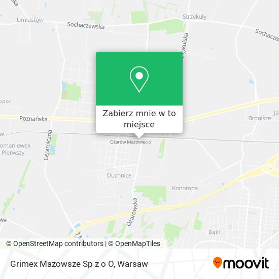 Mapa Grimex Mazowsze Sp z o O