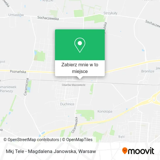 Mapa Mkj Tele - Magdalena Janowska