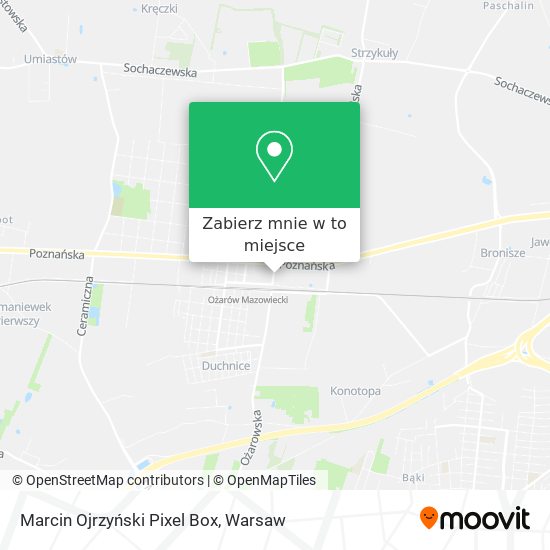 Mapa Marcin Ojrzyński Pixel Box