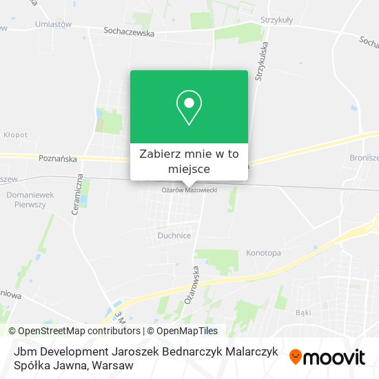 Mapa Jbm Development Jaroszek Bednarczyk Malarczyk Spółka Jawna