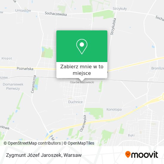 Mapa Zygmunt Józef Jaroszek