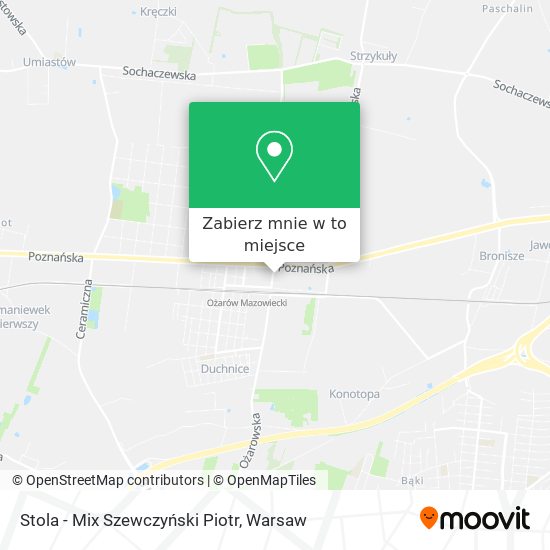 Mapa Stola - Mix Szewczyński Piotr