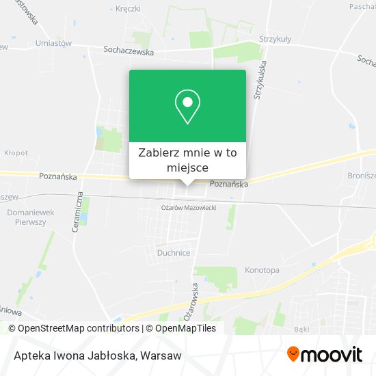 Mapa Apteka Iwona Jabłoska