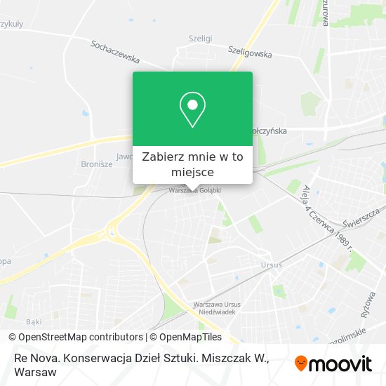 Mapa Re Nova. Konserwacja Dzieł Sztuki. Miszczak W.