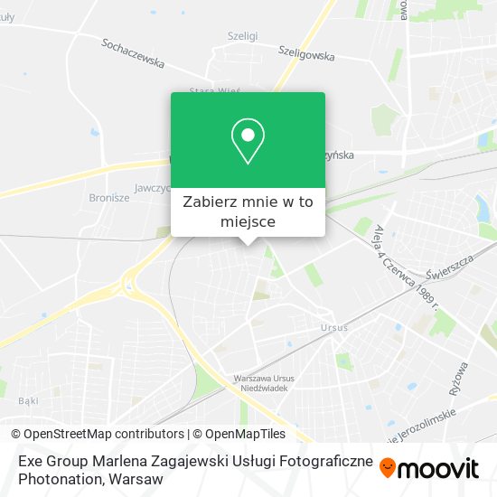 Mapa Exe Group Marlena Zagajewski Usługi Fotograficzne Photonation