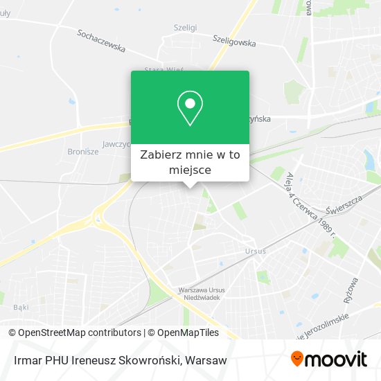 Mapa Irmar PHU Ireneusz Skowroński