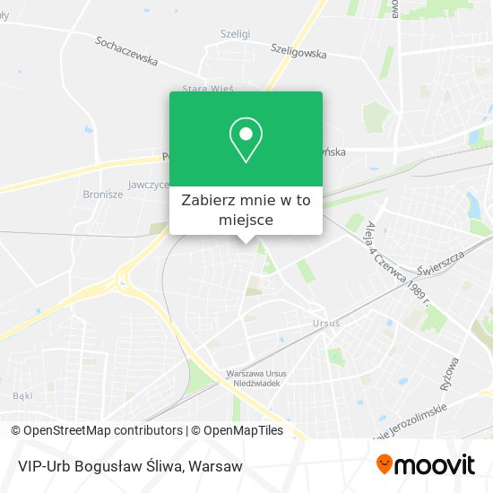 Mapa VIP-Urb Bogusław Śliwa