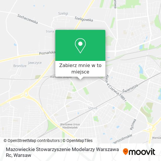 Mapa Mazowieckie Stowarzyszenie Modelarzy Warszawa Rc