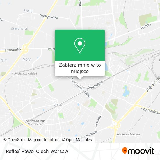 Mapa Reflex' Paweł Olech