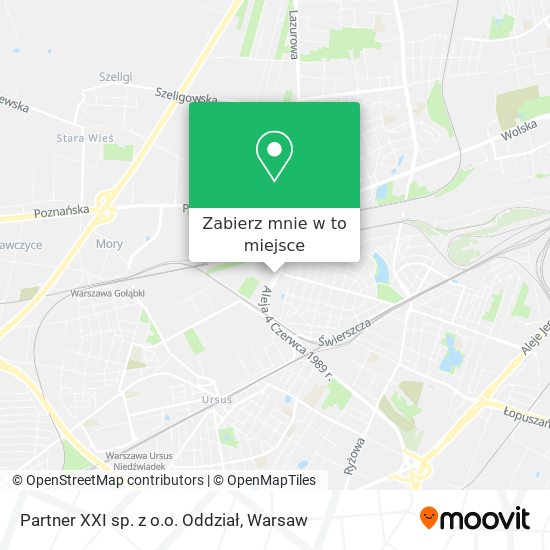 Mapa Partner XXI sp. z o.o. Oddział