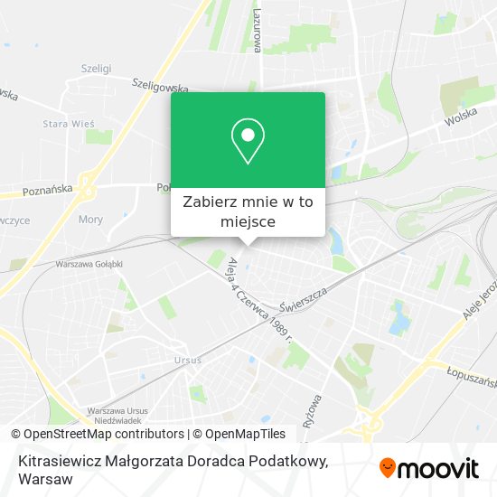 Mapa Kitrasiewicz Małgorzata Doradca Podatkowy