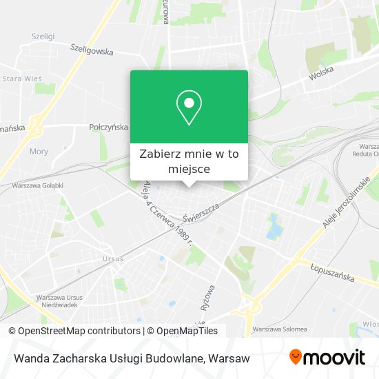 Mapa Wanda Zacharska Usługi Budowlane