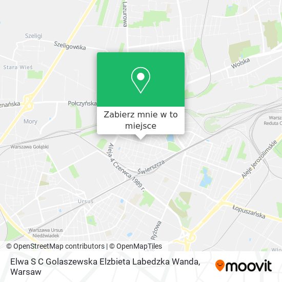 Mapa Elwa S C Golaszewska Elzbieta Labedzka Wanda