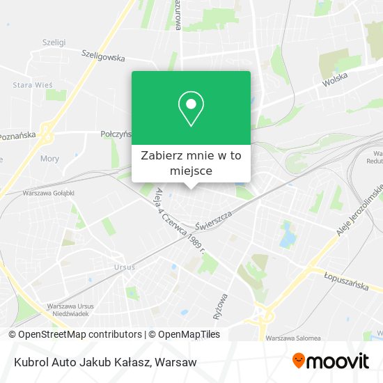 Mapa Kubrol Auto Jakub Kałasz