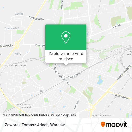 Mapa Zaworek Tomasz Adach