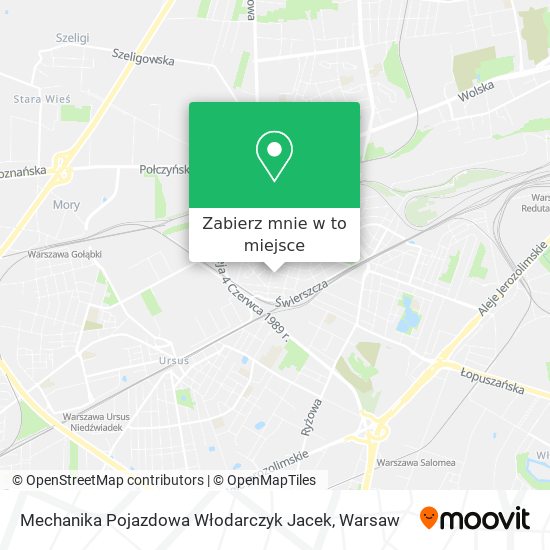 Mapa Mechanika Pojazdowa Włodarczyk Jacek