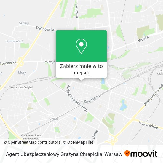 Mapa Agent Ubezpieczeniowy Grażyna Chrapicka