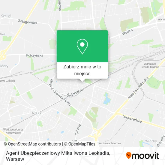 Mapa Agent Ubezpieczeniowy Mika Iwona Leokadia