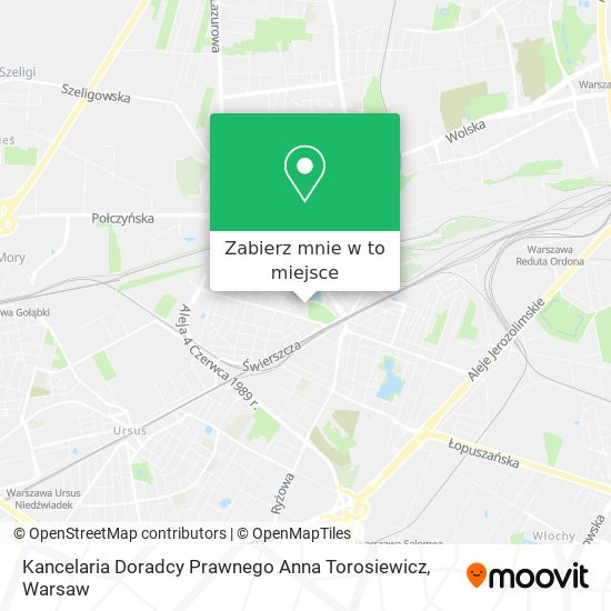 Mapa Kancelaria Doradcy Prawnego Anna Torosiewicz