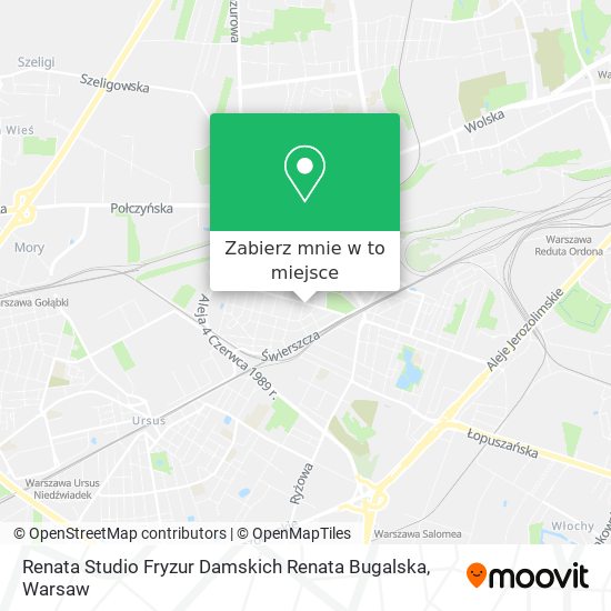 Mapa Renata Studio Fryzur Damskich Renata Bugalska