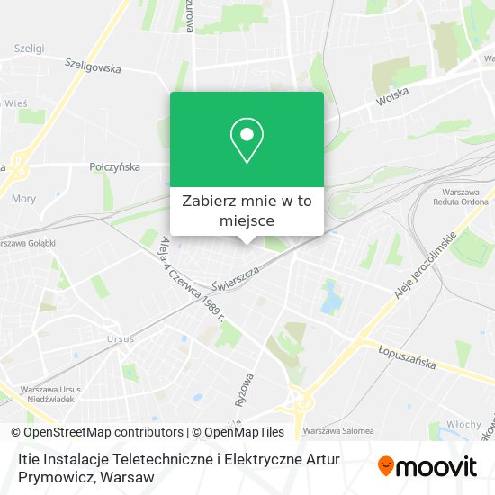 Mapa Itie Instalacje Teletechniczne i Elektryczne Artur Prymowicz