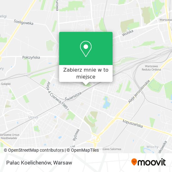 Mapa Pałac Koelichenów
