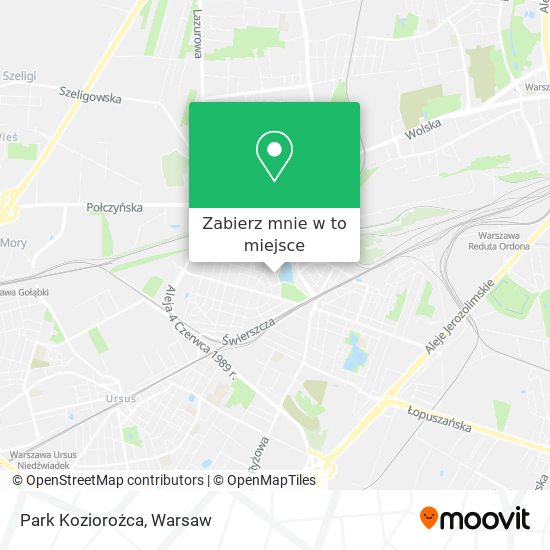 Mapa Park Koziorożca