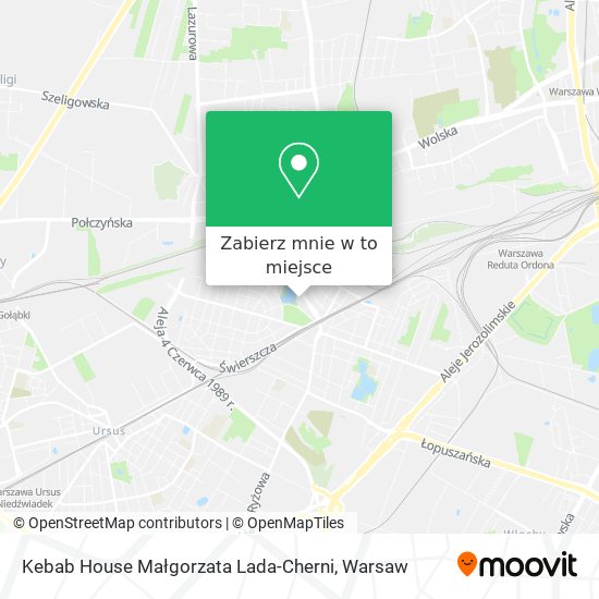 Mapa Kebab House Małgorzata Lada-Cherni