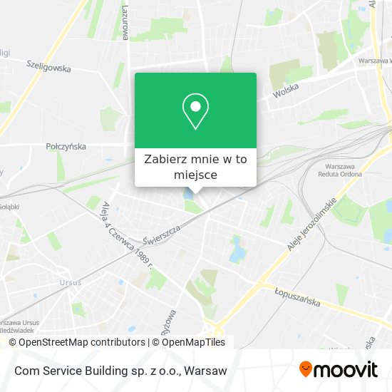 Mapa Com Service Building sp. z o.o.